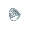Bague Brillaxis arabesque empierrée