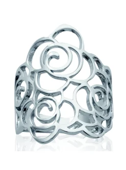 Bague Brillaxis arabesque argent