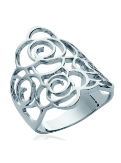 Bague Brillaxis arabesque argent