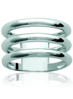 Bague Brillaxis argent 3 anneaux