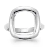 Bague Brillaxis argent rhodié