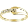 Bague Brillaxis diamants or jaune 18 carats