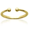 Bague Brillaxis doré anneau ouvert