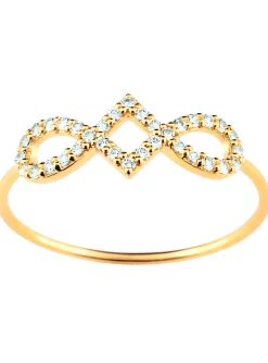 Bague Brillaxis Harmonie or jaune 9 carats