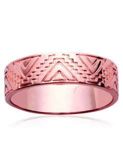 Bague Brillaxis inca plaqué or rose