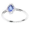Bague Brillaxis losange saphir et diamants or 18k