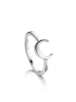 Bague brillaxis Lune argent