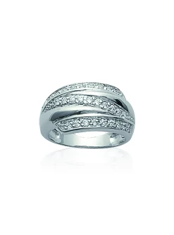 Bague Brillaxis monture moderne