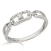 Bague Brillaxis motif et diamant
