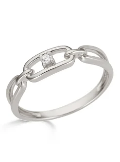 Bague Brillaxis motif et diamant