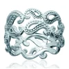 Bague Brillaxis motif filigrane