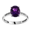 Bague Brillaxis or blanc améthyste oxydes