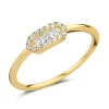 Bague Brillaxis or jaune 18 carats diamants