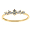 Bague Brillaxis or jaune 18 carats oxydes