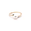 Bague Brillaxis or perle de culture eau douce_x005f_x000D_6/6.5 mm