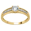 Bague Brillaxis oxydes en or jaune 9 carats