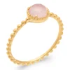 Bague Brillaxis Quartz Rose