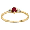 Bague Brillaxis rubis