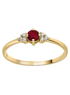 Bague Brillaxis rubis