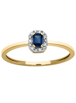 Bague Brillaxis saphir diamants