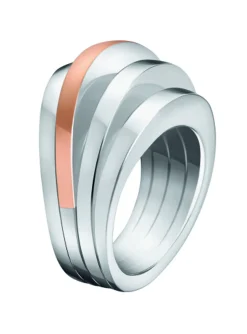 Bague Calvin Klein Breathe rosée 6