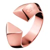 Bague Calvin Klein Shape rosée 8
