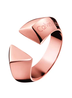 Bague Calvin Klein Shape rosée 8