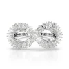 Bague cocktail Swarovski Hyperbola Infini T55
