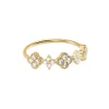 Bague fine Agatha Beloved argent doré oxydes