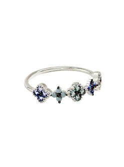 Bague fine Agatha Beloved argent multicolore