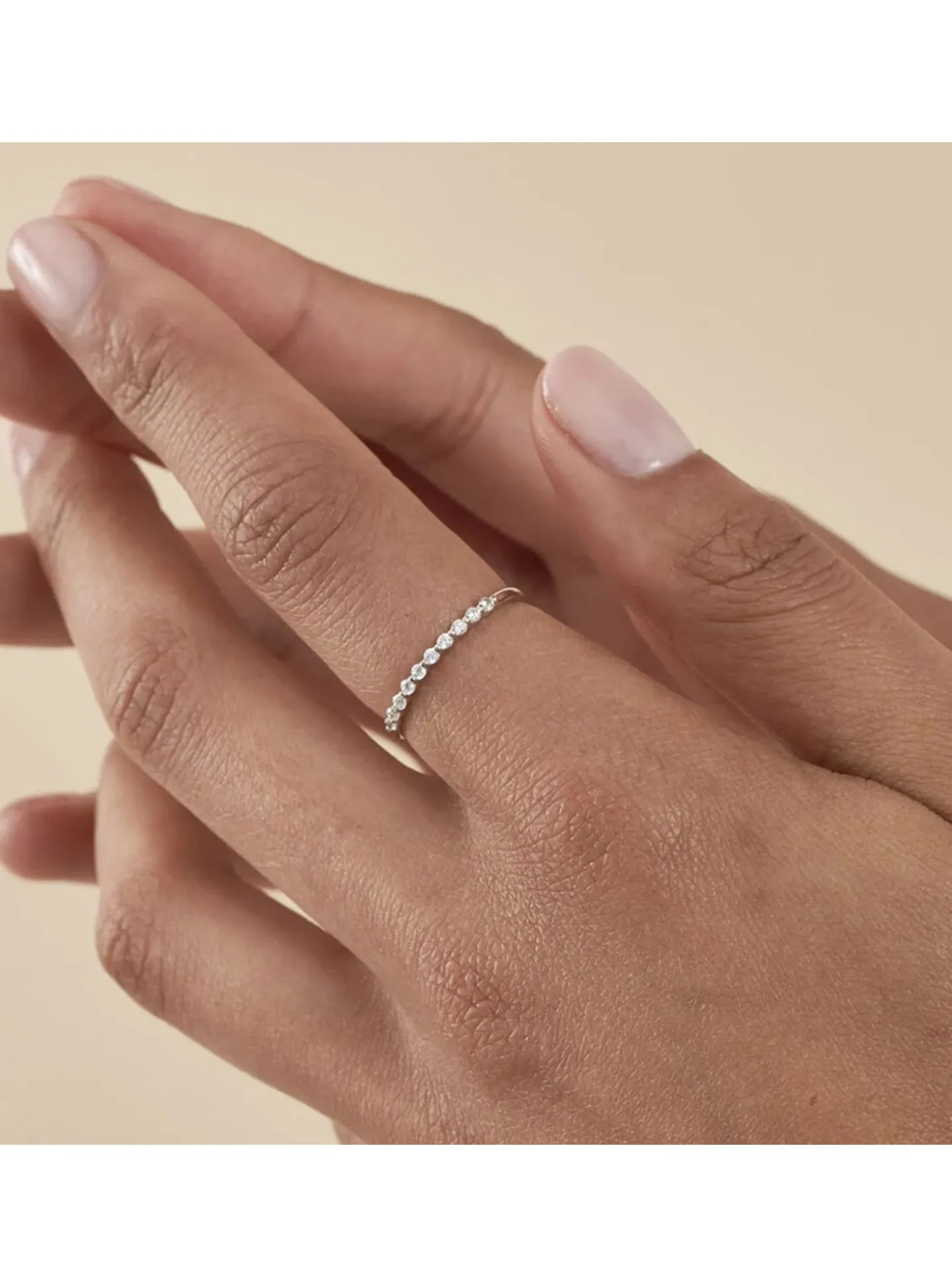 Bague fine Agatha Beloved argent