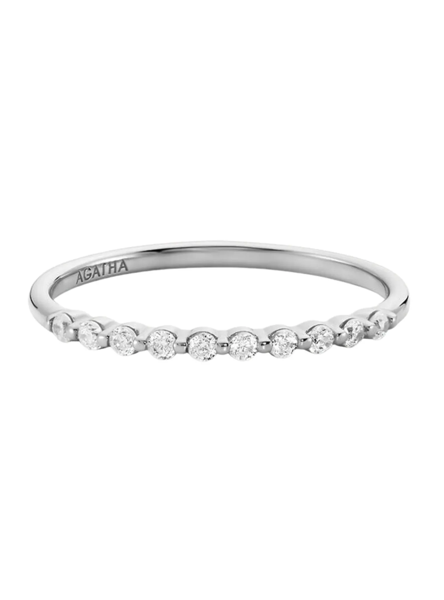 Bague fine Agatha Beloved argent