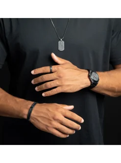 Bague homme Gemini Rota Black titane/carbone