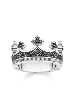 Bague homme Thomas Sabo couronne