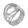 Bague large CURVE, Agatha - Argenté - T54