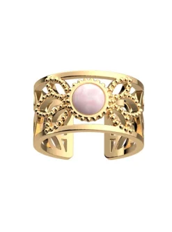 Bague Les Cadettes Lotus Perle quartz rose