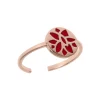 Bague Les Cadettes Nénuphar laque rouge