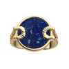 Bague Les Cadettes Nomade dorée lapis lazuli
