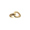 Bague Les Cadettes Reptile dorée