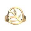 Bague Les Georgettes Arbre De Vie Ronde 16 mm_x005f_x000D_Finition dorée