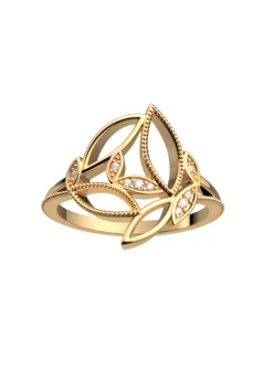 Bague Les Georgettes Arbre de vie dorée_x005f_x000D_Collection Les Intemporels
