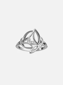 Bague Les Georgettes Arbre de vie argentée_x005f_x000D_Collection Les Précieuses