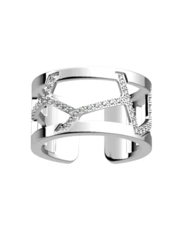 Bague Les Georgettes argentée oxydes 12 mmcollection Girafe