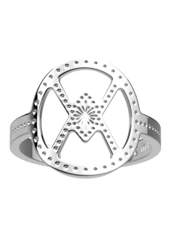 Bague Les Georgettes Astres argentée 16mm