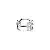 Bague Les Georgettes Chaîne argentée 12mm_x005f_x000D_Collection Les Précieuses