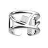 Bague Les Georgettes Charleston argentée 12mm_x005f_x000D_Collection Les Précieuses