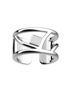 Bague Les Georgettes Charleston argentée 12mm_x005f_x000D_Collection Les Précieuses