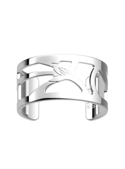 Bague Les Georgettes Fleur du Nil argentée 12mm