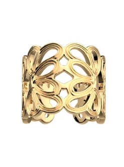 Bague Les Georgettes Flora dorée_x005f_x000D_T56