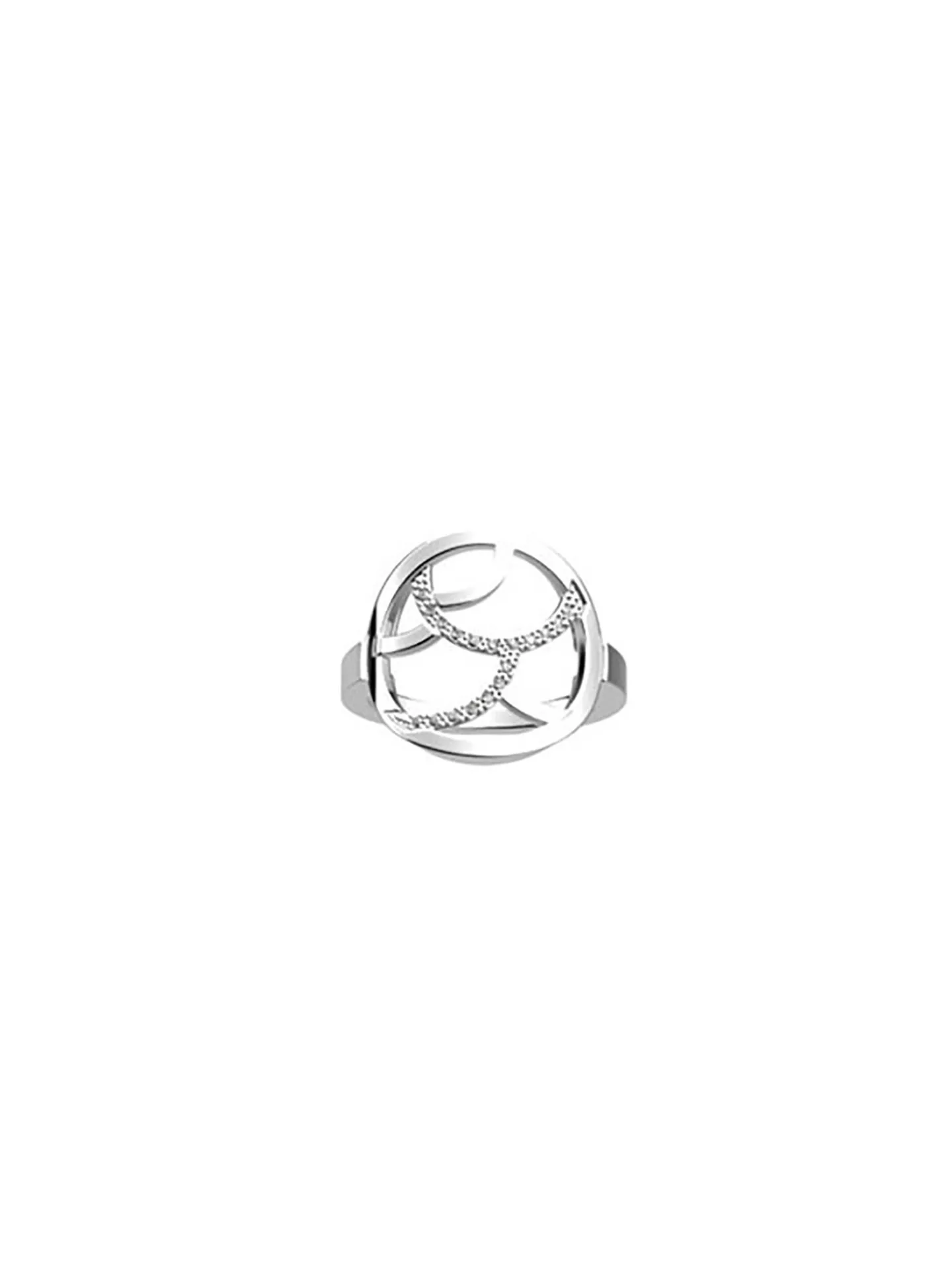 Bague Les Georgettes Gourmandise argentée 16mm_x005f_x000D_Collection Les Précieuses